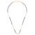 Traditional pretty cz studded gold plated black beaded adjustable chain mangalsutra for women