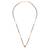 Traditional modish butterfly design gold plated black beaded adjustable chain mangalsutra for women