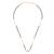 Traditional attractive round shape cz studded gold plated black beaded adjustable chain mangalsutra for women
