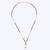 Traditional creative oval shape cz studded gold plated black beaded adjustable chain mangalsutra for women