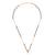 Traditional admirable butterfly and heart shape gold plated black beaded adjustable chain mangalsutra for women