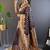 purple weaving jari designer banarasi satin silk saree with blouse piece