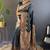 blue weaving jari designer banarasi satin silk saree with blouse piece