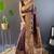 maroon weaving jari designer banarasi satin silk saree with blouse piece