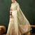 pista woven designer brush printed khadi organza saree with blouse piece