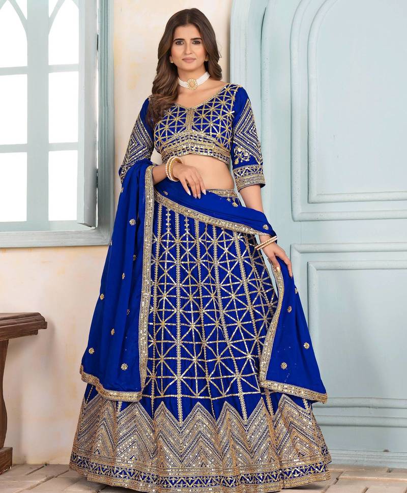 Designer Indian Lehenga Choli Set Bridal Lengha for Women
