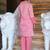 Pink printed muslin kota co-ord set - set of 2