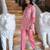 Pink printed muslin kota co-ord set - set of 2