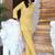 Yellow printed muslin kota co-ord set - set of 2
