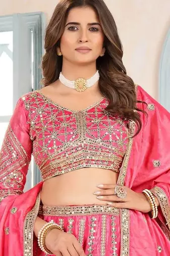 Designer Indian lehenga choli set bridal lengha for women
