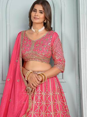 Designer Indian lehenga choli set bridal lengha for women 4