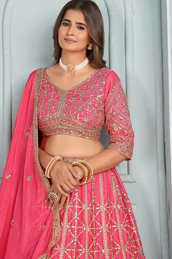 Designer Indian lehenga choli set bridal lengha for women