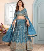 Designer Indian Lehenga Choli Set Bridal Lengha For Women
