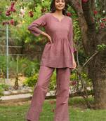 Rangeelo ashley schiffli cotton coord set