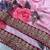 New Designer Printed chinnon silk Saree With Blouse Set For Women's