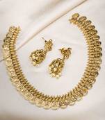 Traditional lakshmi devi coins necklace