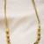 Gold finish cz stones golden beads necklace