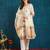 Rajgranth women's cotton chanderi fabric jacquard print kurta set with dupatta