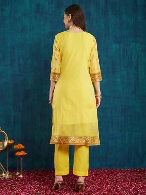 Rajgranth women's jacquard fabric jacquard print kurta set with dupatta 2