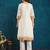 Rajgranth women's cotton chanderi fabric jacquard print kurta set with dupatta
