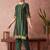 Rajgranth women's cotton chanderi fabric jacquard print kurta set with dupatta