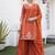 Rajgranth women's roman silk kurti set with organza dupatta – elegant ethnic wear