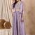 Rajgranth women's lavender embroidered palazzo set with burberry silk koti