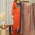 Cotton cambric  straight  printed kurti-pant-dupatta  set