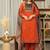 Cotton cambric  straight  printed kurti-pant-dupatta  set