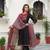 Cotton cambric  straight  printed kurti-pant-dupatta  set