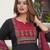 Cotton cambric  straight  printed kurti-pant-dupatta  set