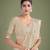 Imaginative beige & maroon woven butti pattern cotton silk saree