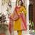 Cotton cambric  straight  printed kurti-pant-dupatta  set