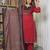 Cotton cambric  straight  printed kurti-pant-dupatta  set