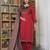 Cotton cambric  straight  printed kurti-pant-dupatta  set