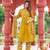 Cotton cambric a-line kurti-pant-dupatta  set