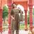 Cotton cambric a-line kurti-pant-dupatta  set