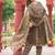 Cotton cambric a-line kurti-pant-dupatta  set