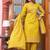 Cotton cambric straight  printed kurti-pant-dupatta  set