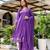 Silly cotton semi-anarkali printed kurti-pant-dupatta  set