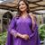Silly cotton semi-anarkali printed kurti-pant-dupatta  set