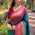 green weaving jari designer art silk saree with blouse piece