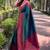 green weaving jari designer art silk saree with blouse piece