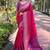 pink weaving jari designer art silk saree with blouse piece