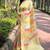 pista woven multicolor designer organza saree with blouse piece