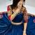 Traditional Ajrakh Print Cotton Kali Pattern with Patchwork Lehenga Choli