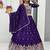 Zigzag & Bandhej Print with Sequin Lace Detailing Lehenga Choli