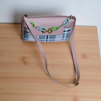 Royal Velvet Embroidered Potli Bag with Pearl Handle 1