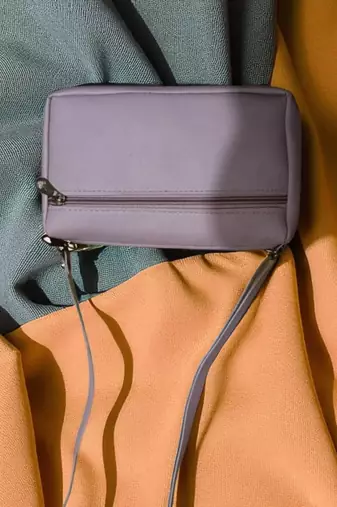 Royal Velvet Embroidered Potli Bag with Pearl Handle