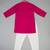 Pink embroidered silk kurta pyjama